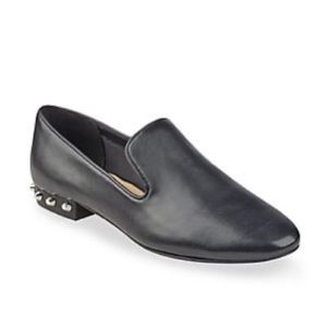 Marc Fisher Abree Studded Loafer | Black | 6.5